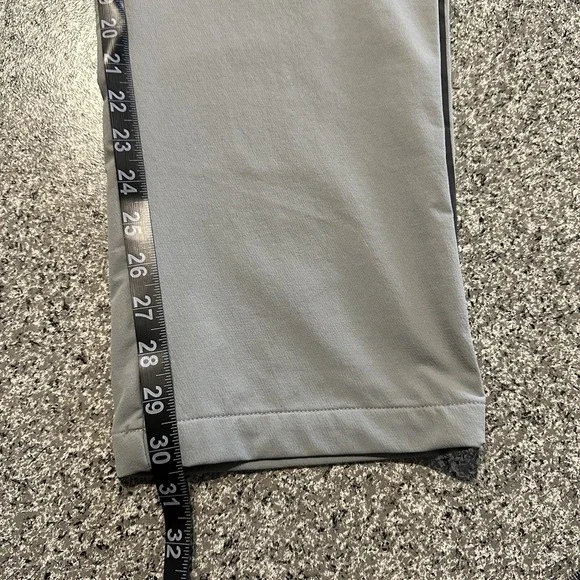 Outerknown Apex Pants Mens XL 36x30 Nylon Blend Stretch Grey Water Repel Pull On
